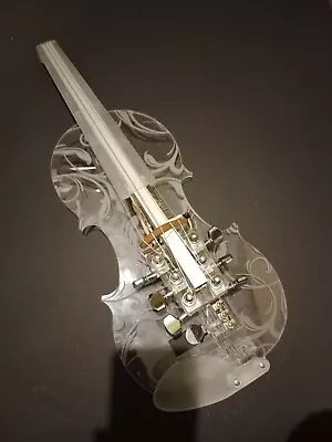 6 String EQUESTER Sigma Vines Acrylic Electric Violin HANDMADE QP Pickup LEDs • $700