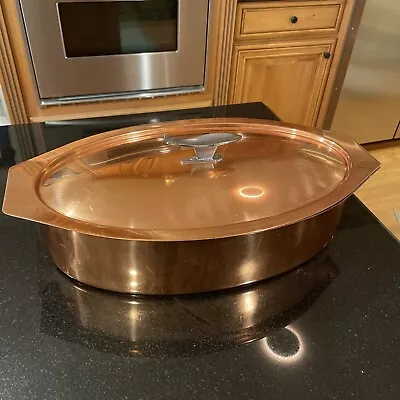 $199.99 • Buy Rare Large Vintage Culinox Copper Fish Poacher Kettle Roaster