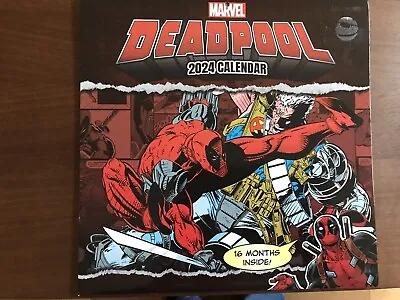Marvel Deadpool Official Calendar 2024 • £5