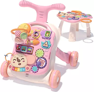 3 In 1 Baby Walker And Activity Center For Baby GirlToddler Learning To Walk  • $56.78