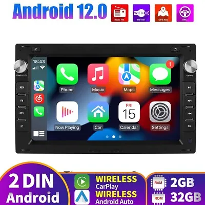 7  Carplay Android12 Car Stereo Radio BT GPS For VW Volkswagen JETTA PASSAT GOLF • $142.11