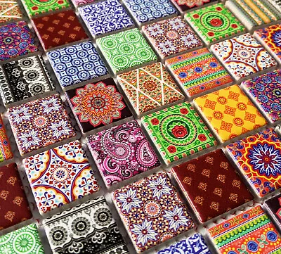 £9.98 • Buy Indian Multi Colour Ceramic Mosaic Wall Tile Ethnic Asian Moroccan 6mm