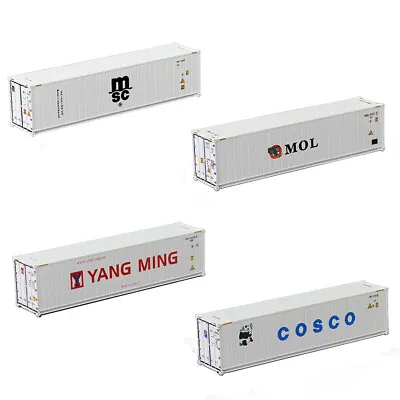 1pc N Scale 1:160 40ft Hi-Cube Reefer Shipping Container 40' Cargo Box C15012 • $10.99