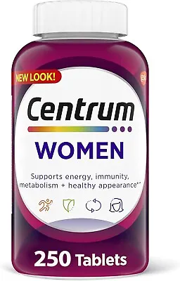 Centrum Multivitamin For Women 250 Count (Pack Of 1) • $12.93