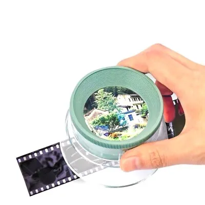 Large Photo Picture Viewer Lupe Loupe 7x MC Magnifier Transparent Base • $29