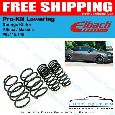 Eibach Pro-Kit Lowering Springs Kit For 2013-2018 Altima / 2016-2018 Maxima • $350