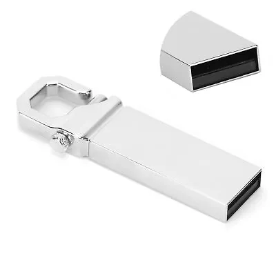 U Disk Memory Stick USB 2.0 Metal Mini With Buckle Shape Computer Supplies GDS • £7.96