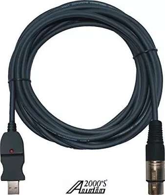 20ft XLR Female To USB Audio Cable Microphone To USB Interface Converter Adapter • $10.66