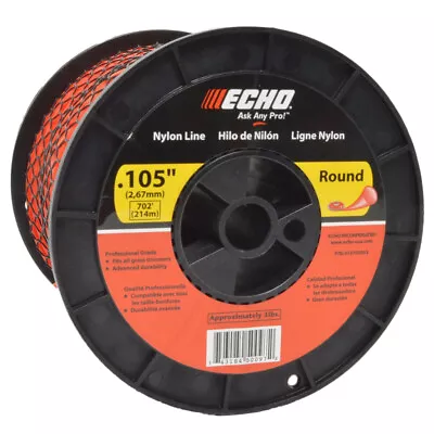 ECHO Genuine 3 Lb Spool .105  (dia.) Round Trimmer Line 313105055 • $50.97