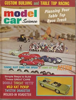 Model Car Science  Magazine March 1964 • $24.20