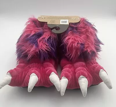 Pink Monster Paw Slippers- Size: XL UNISEX ADULT. LazyOne INC. BRAND NEW W/ TAGS • $15.99