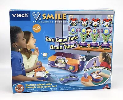 Vtech V.SMILE TV Learning System Console Educational Video Game + 1 Game NOB • $59.95