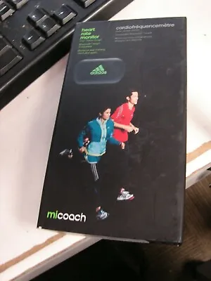 **new** Adidas Micoach Fit Smart Workout Coach Heart Rate Monitor Black Hrm • $34.99