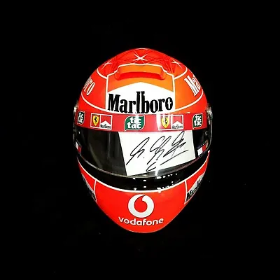 Michael Schumacher Signed Helmet Visor 2004 Ferrari Display 1:1 Scale AS-00676 • $12500
