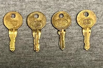 MANY Original Brass  SEEBURG  Wall Box Key Sold Individually By Lock Code Number • $10