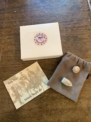 Authentic Valley Forge Musket Ball & Chancellorsville Minie Ball • $19.99