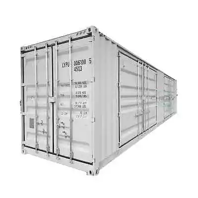 New 40ft High Cube Storage Shipping Container Conex W/2 Side Doors Free Shipping • $11475