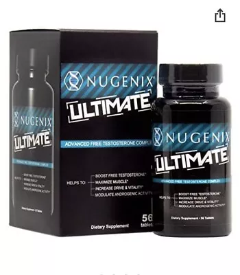 Nugenix Total T Ultimate Testo Boost 56ct EXP 2025+ Free Ship! • $29.50