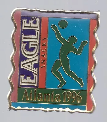 1996 Eagle Snacks Atlanta Volleyball Olympic Pin Coca Cola Coke • $3
