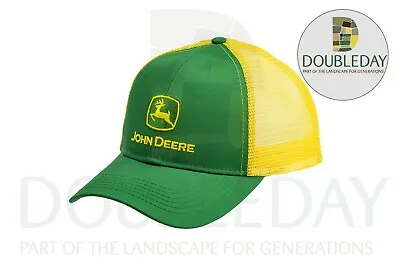 £22.99 • Buy John Deere Adults Green & Yellow Trucker Mesh Back Baseball Cap - MC13080277YW