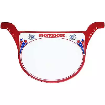 Mongoose Race Plate RED - Old School BMX • $60.50