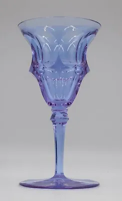 Moser Alexandrite Faceted Water Goblet - Cut Glass • $129.50