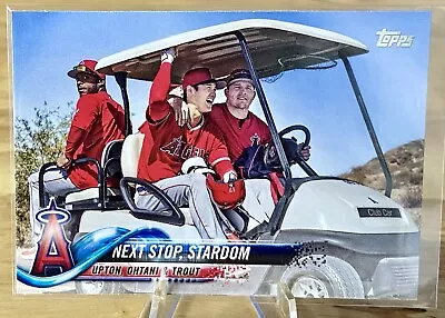 2018 Topps Update Stardom Justin Upton Shohei Ohtani Mike Trout Angels • $0.99