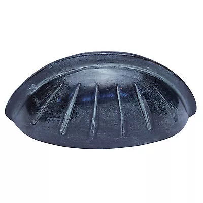 $4.99 • Buy Solid Brass Patina Black Reclaimed  Details Cup Pull 3  Vintage