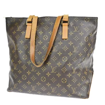 Louis Vuitton Cabas Mezzo Shoulder Bag Monogram Leather Brown M51151 02ye275 • $94