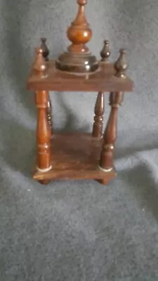 Vintage Solid Wood Display  Stand / Lamp Table - Nice!! • $19