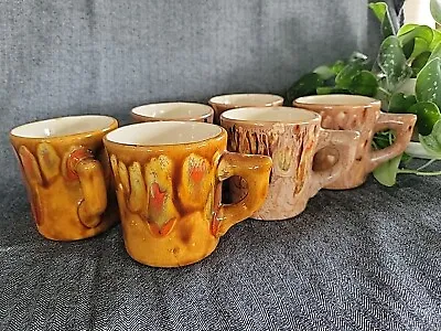 Signed Set Of Vintage 1974 Handmade Mugs • $12