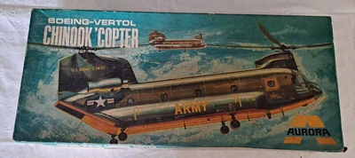 $10.50 • Buy Vintage 1969 Boeing-Vertol (Chinook) Helicopter Model Kit