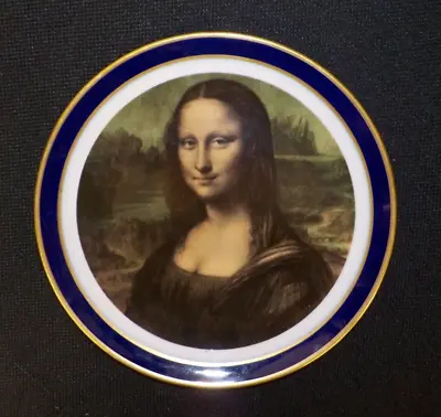 Echt Cobalt Inglasur E&R Mona Lisa Plate • $15