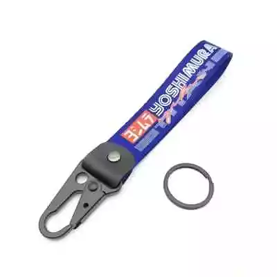 JDM Yoshimura Metal Keychain Key Ring Hook Strap Lanyard Nylon Universal • $6.03