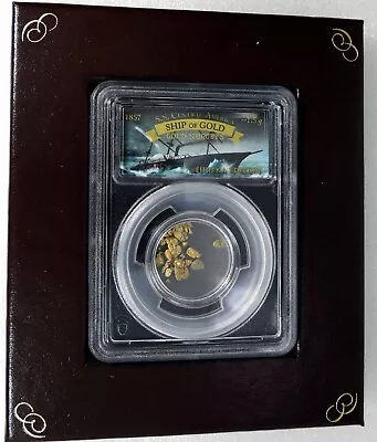 1857 SS Central America Shipwreck Gold Nuggets 1.5 Grams Eureka Bob Evans Sign  • $299.99