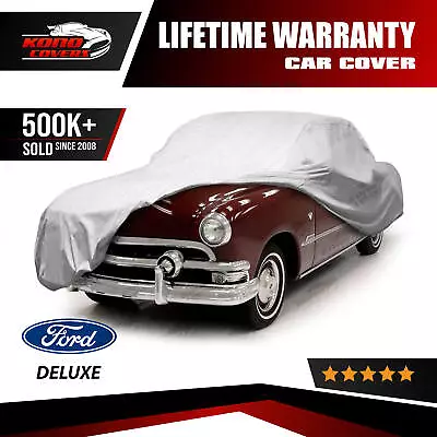 Ford Deluxe 4 Layer Car Cover Fitted In Out Door Water Proof Rain Snow Sun Dust • $50.95