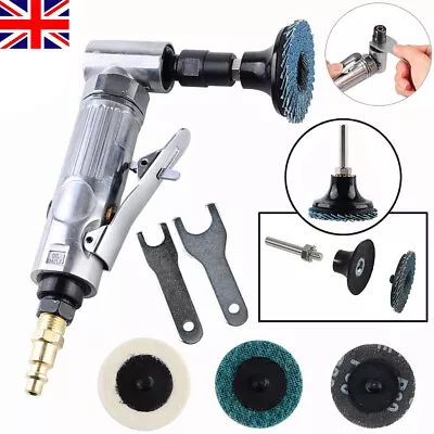 £24.99 • Buy 90° Air Right Angel Die Grinder Polisher Sander Grinding Cutting Polishing Kit