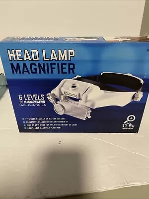 Head Lamp MAGNIFIER Magnifying Visor LED Light 1.5x 2x 3.5x 8x 9.5x 11x • $40