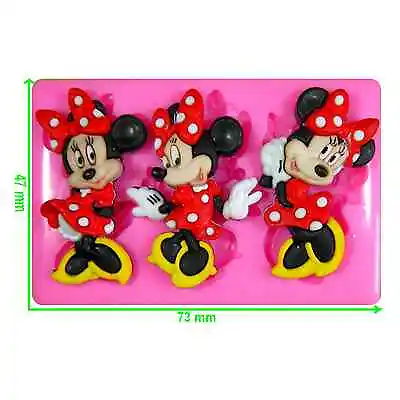 Disney Minnie Mouse Silicone Mould By Fairie Blessings • £7