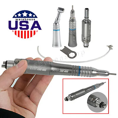 Dental Low Speed Push Button Type Handpiece Whole Kit 4Hole Motor NSK Style U2h • $36.99