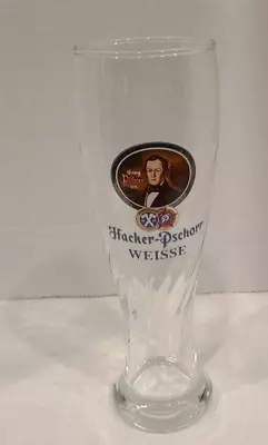 Hacker-Pschorr Weisse Pilsner  Beer Glass Extra Tall Swirl Pattern Glass .5l • $5.11