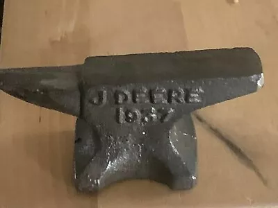 Mini Vtg Anvil J Deere 1937 Blacksmith Salesman Sample/Advertisement Paperweight • $37.97