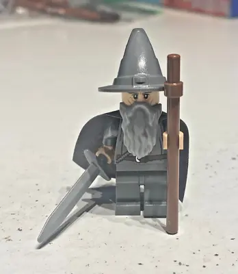 LEGO GANDALF MINIFIG 71200 Minifigure Figure Lotr Hobbit Wizard W/ Staff Sword • $9.95
