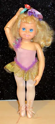 Vintage 1989 Tyco Dancing My Pretty Ballerina 16” Doll WORKS! • $9.99