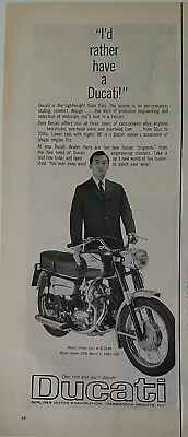 1966 Ducati  Monza Jr Motorcycle Motor Bike Vintage Ad • $9.99