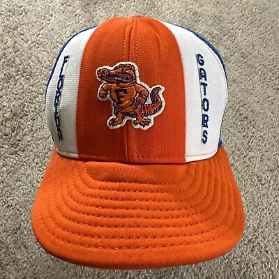 Vintage Florida Gators Trucker Hat Cap Adult Orange Large Snapback Mesh NCAA AJD • $35