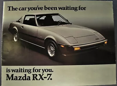 1979 Mazda RX-7 Coupe Poster Sales Brochure Folder Nice Original 79 • $12.95