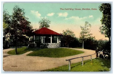 1916 Scenic View Half Way House Meriden Connecticut CT Vintage Antique Postcard • $19.95