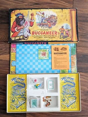 Buccaneer Waddingtons Vintage Board Game Complete • £25