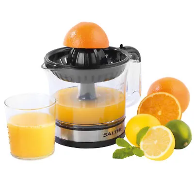 £24.99 • Buy Salter Citrus Juicer Electric Juice Maker Squeezer 2 Interchangeable Heads 600ml